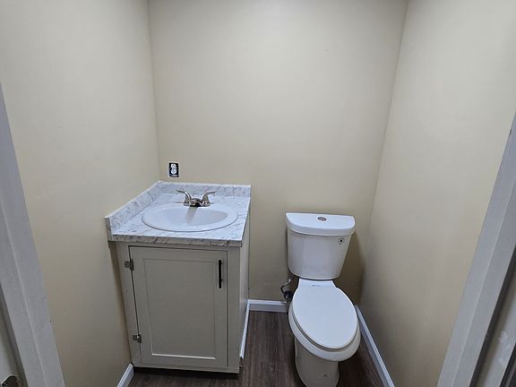 1/2 bath 
Mirror to be added