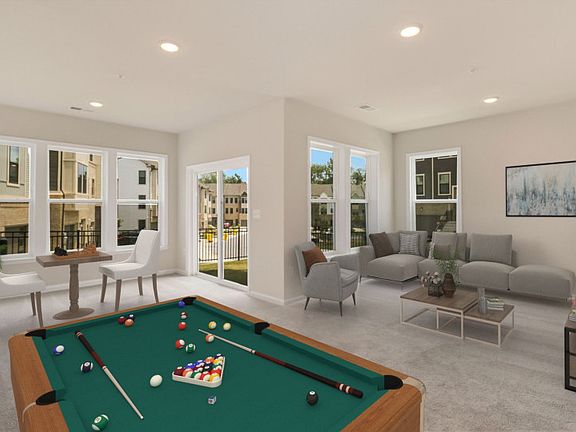 First Floor Game Room with Rear Yard Space