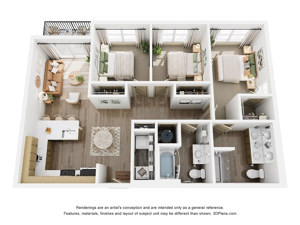 Floor plan The Hacienda