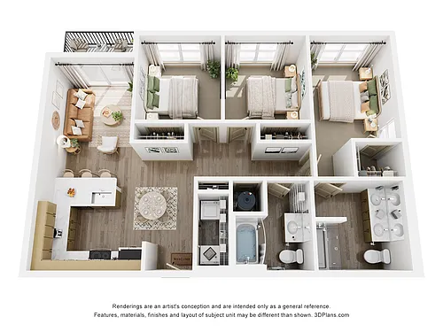 Floor plan The Hacienda