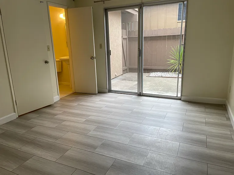 Downstairs Bedroom and Patio