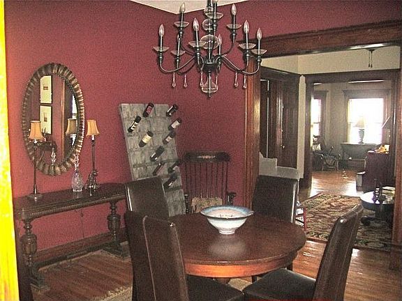 Dining Room with Beautiful Lighting