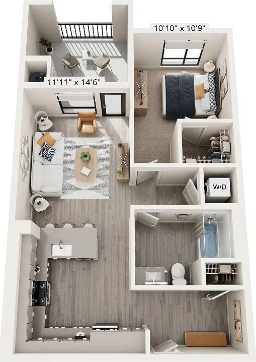 Floor plan A1C