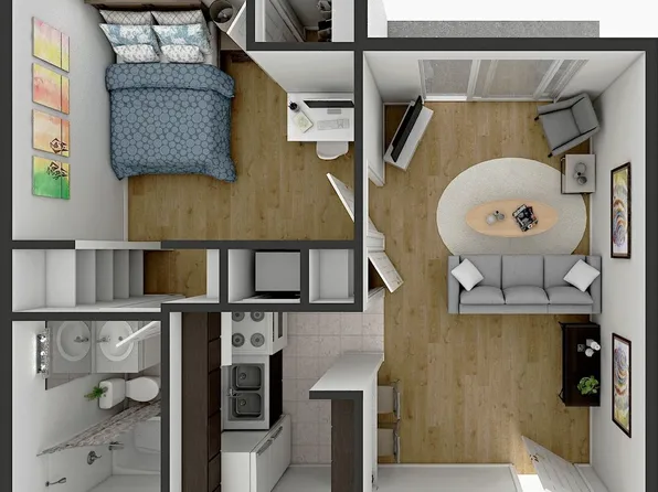 1356 Royalty Court, 1356 Royalty Ct #1B-1Ba-525Sqft, Lexington, KY 40504