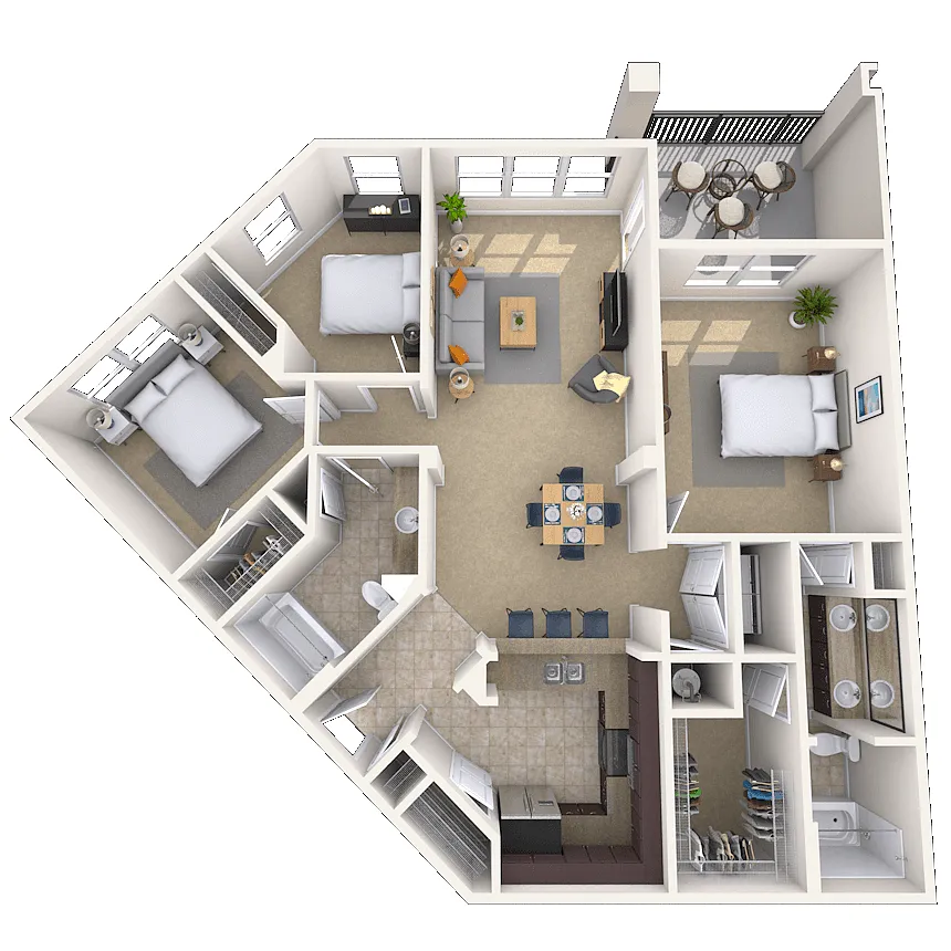 Floor plan Troubadour