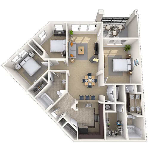 Floor plan Troubadour