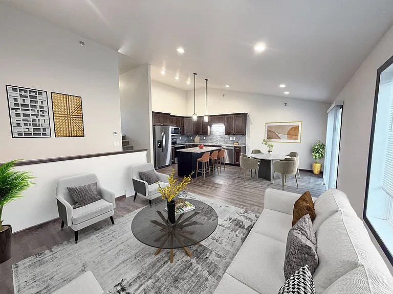 Southridge Townhomes Living Room Kitchen Dining