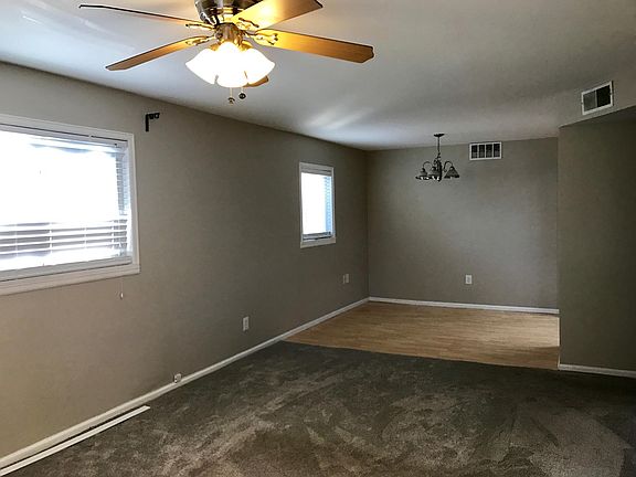 Living room and dining