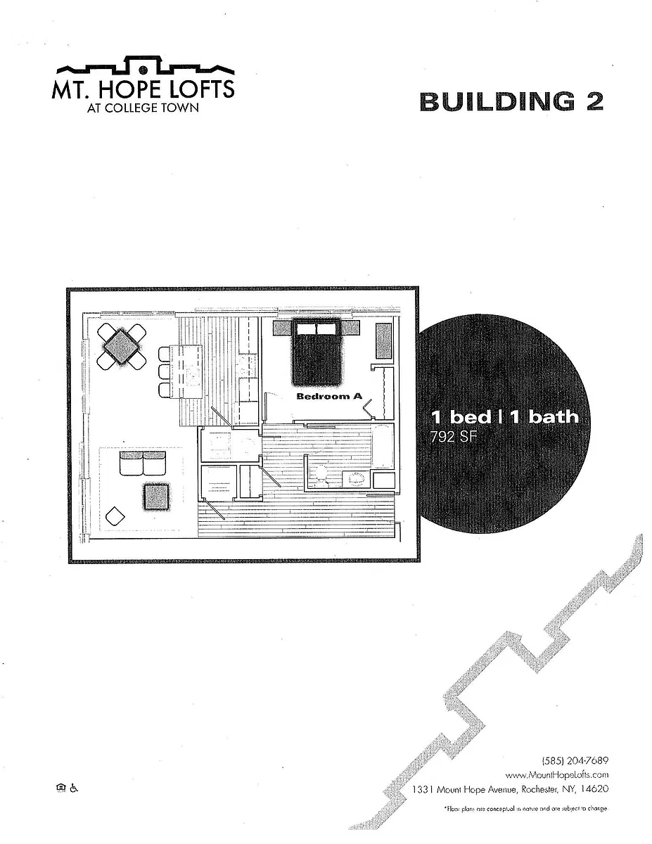 Floor plan 1/1 792