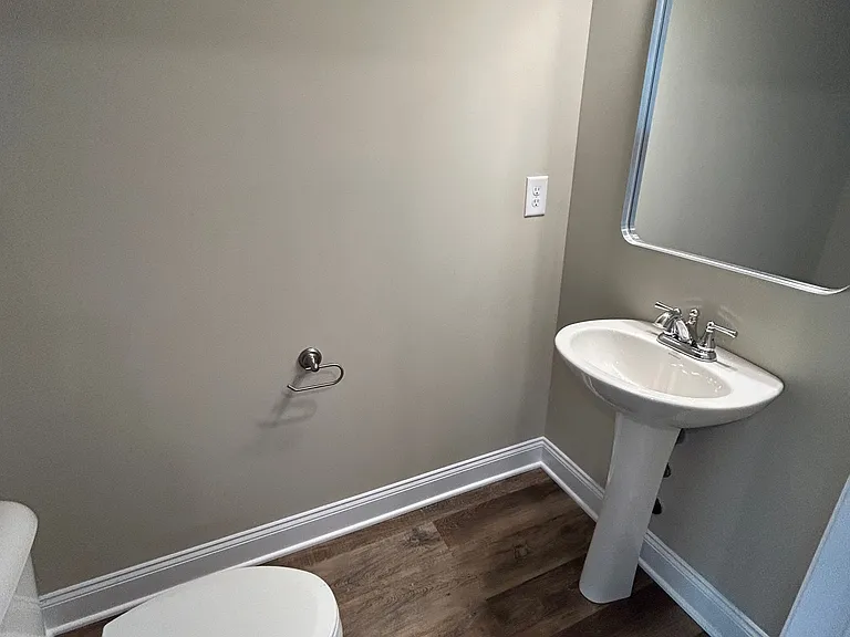 1/2 bathroom downstairs
