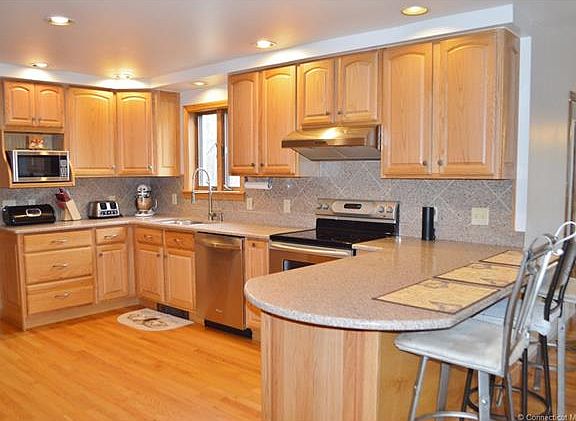 Remodeled kitchen with gran...