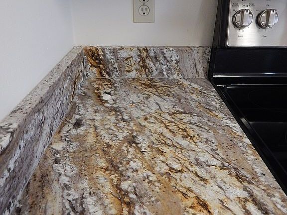 New granite counter top