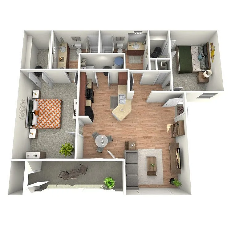 Floor plan The Magnolia
