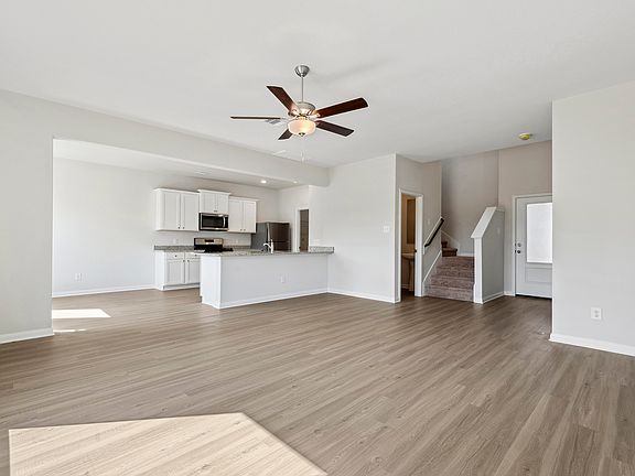 The open concept is great for hosting family game nights!