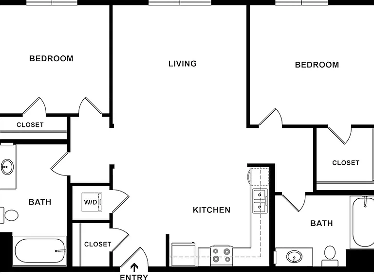 B2.1 2 Bedroom 2 Bath B2.1 2 Bedroom 2 Bath