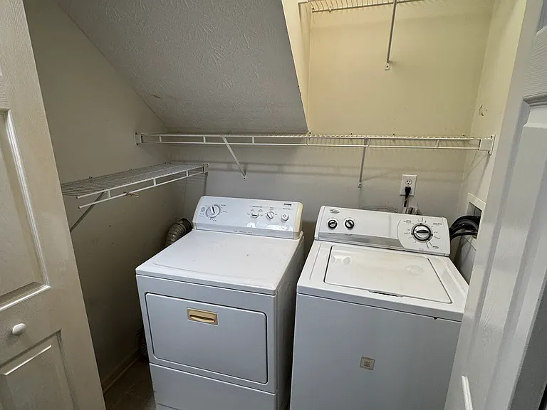 In-unit laundry: washer + dryer included