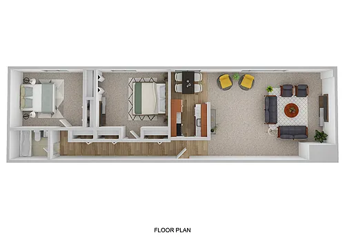 Floor plan Two Bedroom