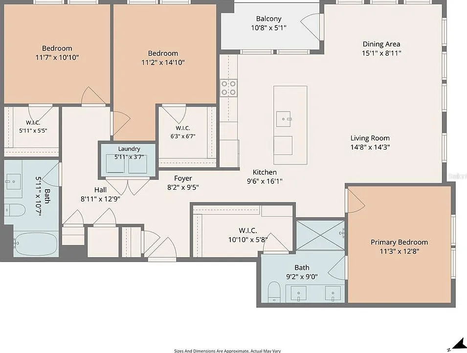 3 bed, 2.0 bath, 1454 sqft, $2,714 — Photo 2