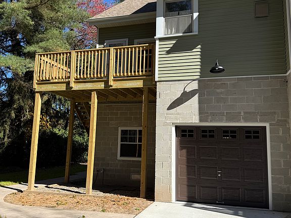 Townhome - left side is for rent. Access to 1 car garage + room for storage.