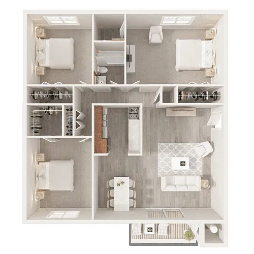 Floor plan 3 Bedroom