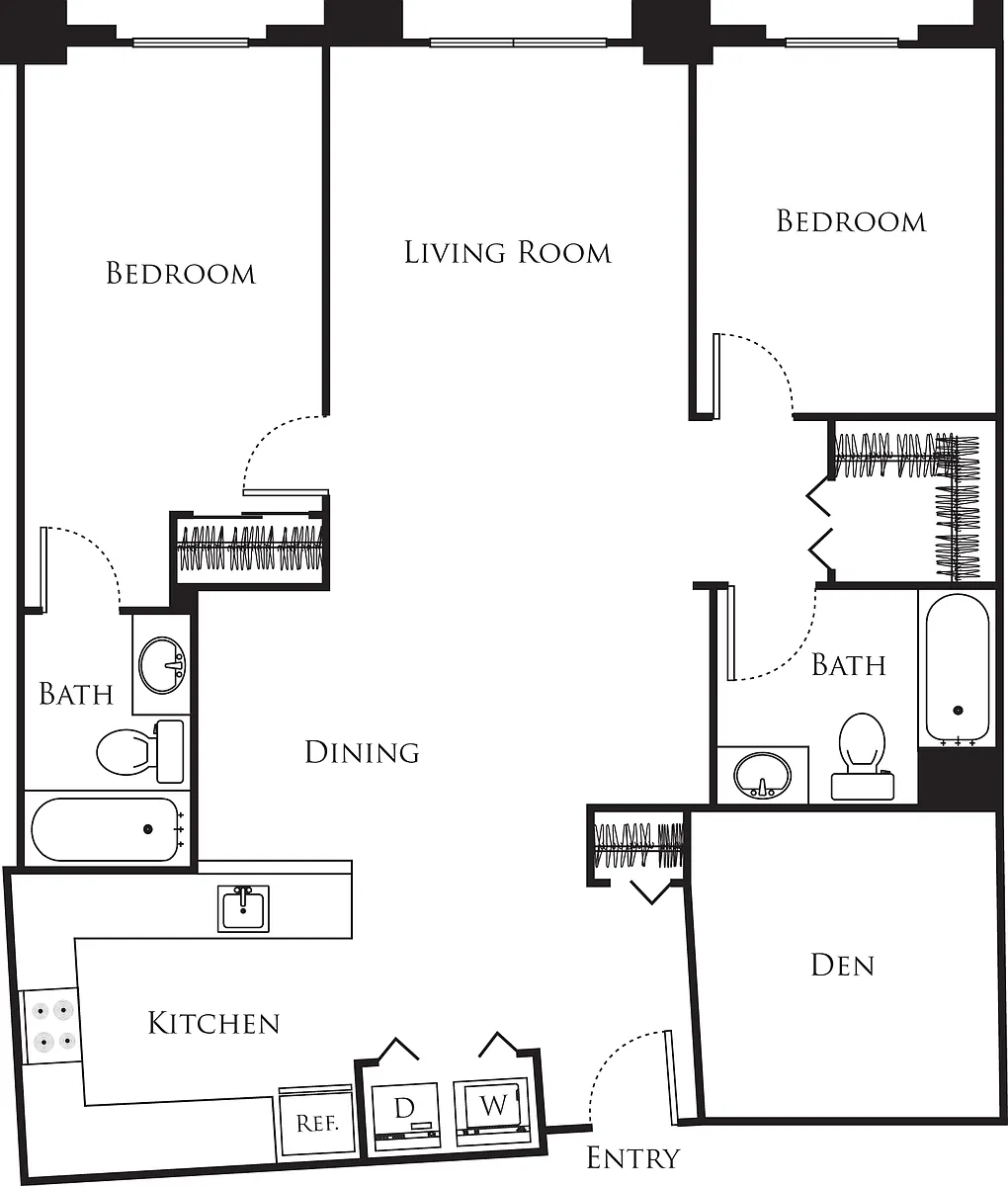 Floor plan 2A - Aristocrat with Den