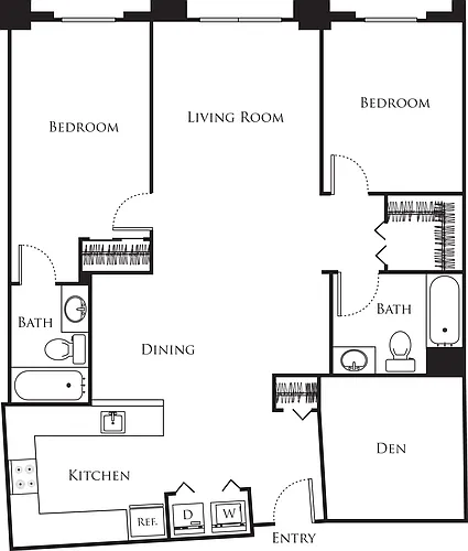 Floor plan 2A - Aristocrat with Den