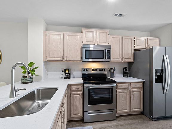 All new stainless steel appliances.