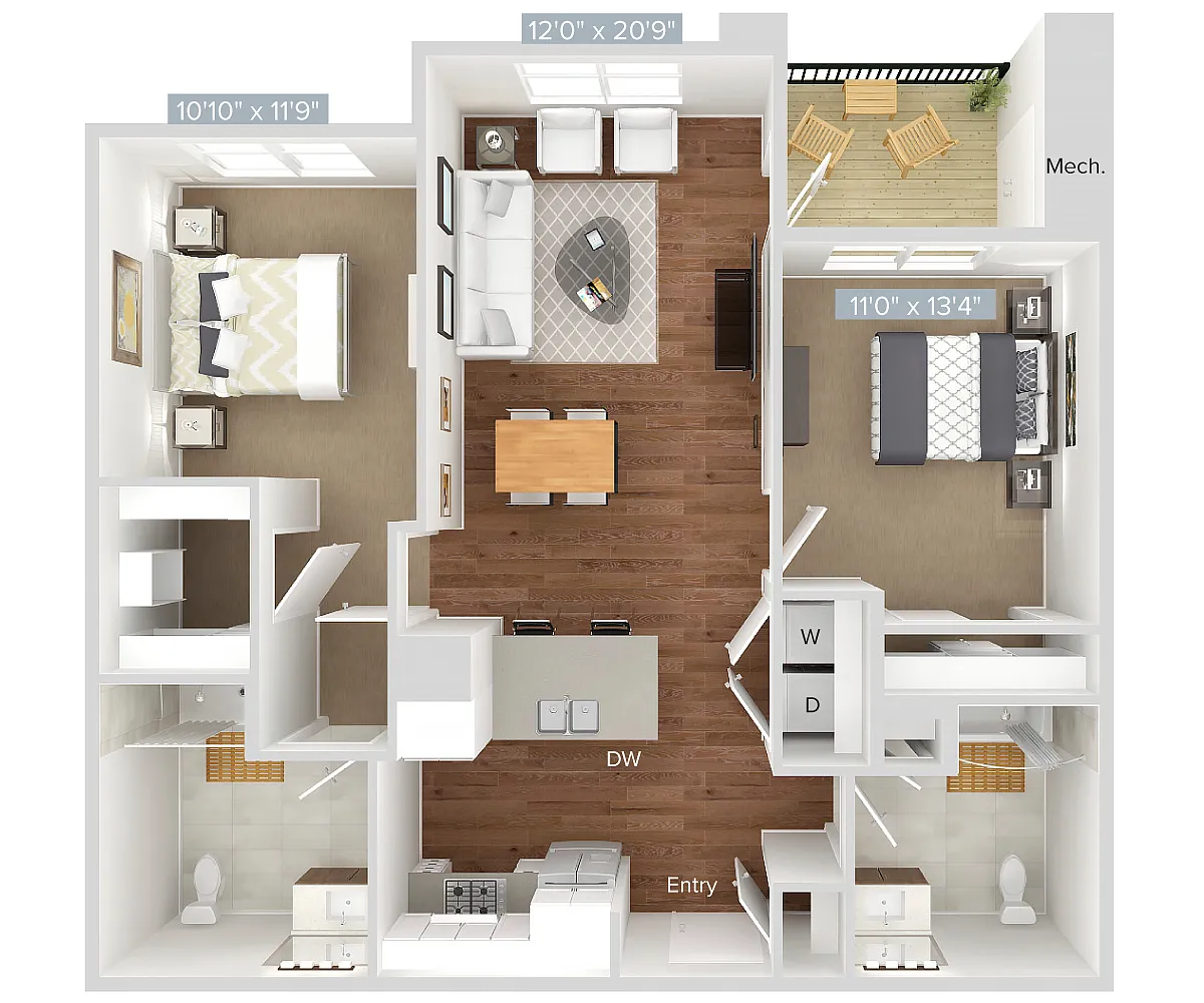 Floor plan B4-527
