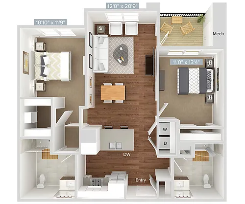 Floor plan B4-527