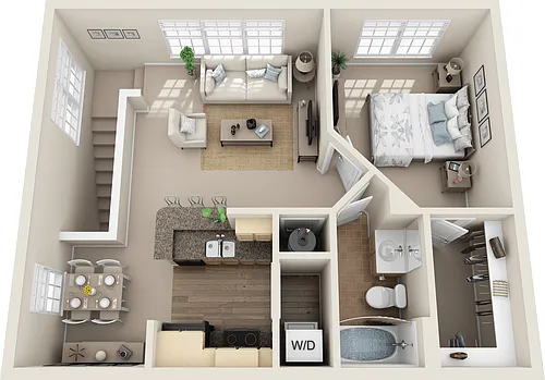 Floor plan A1B