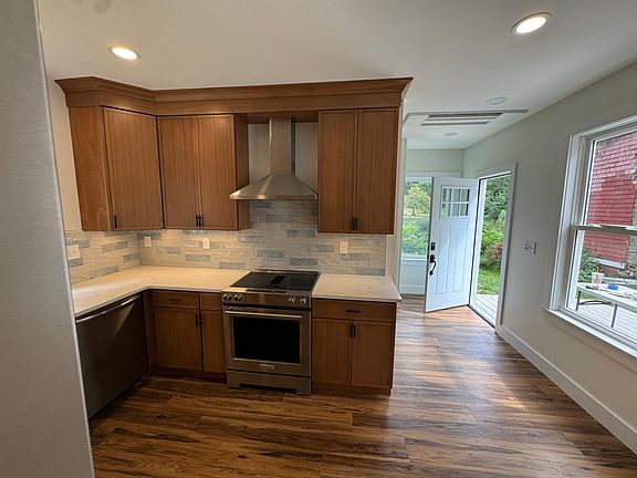 Kitchen and entryway