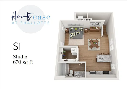 Floor plan Studio