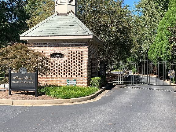 Private gated entrance.