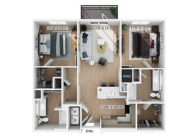 Floor plan B1