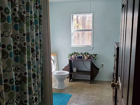 Bathroom with shower only.