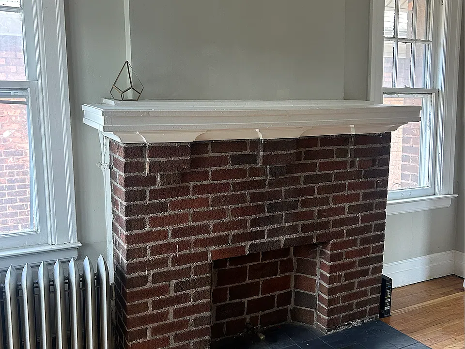 Fireplace (living room) adds a cozy touch