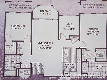 Floor Plan of Condo