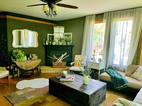 Living Room and Fireplace