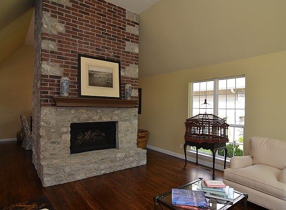 Beautiful unique fireplace