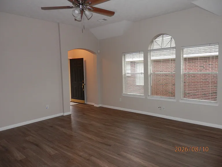 Side view of family room