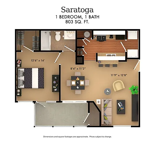 Floor plan Saratoga