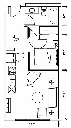 Floor plan oA7