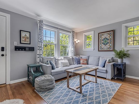 Living room with lots of natural light