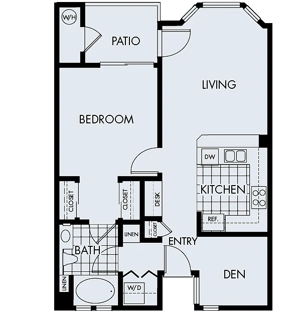 Floor plan Sycamore Bay Plan 1B