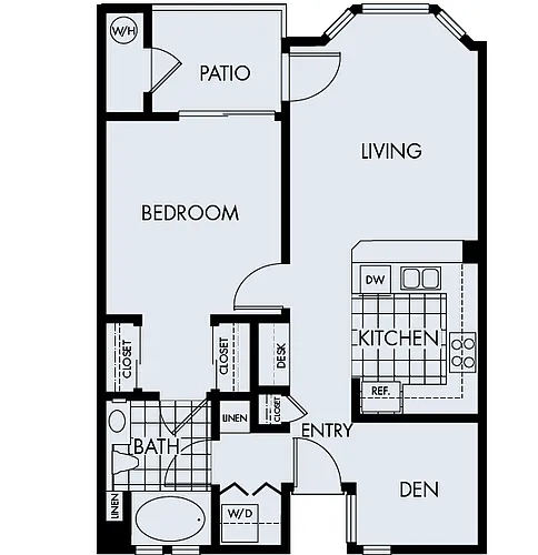 Floor plan Sycamore Bay Plan 1B