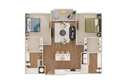 Floor plan 2C