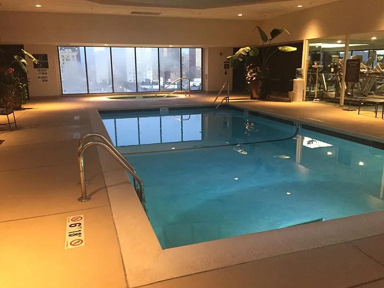 World class and stylish indoor swimming pool. A great place to past time, unwind and bond with friends.