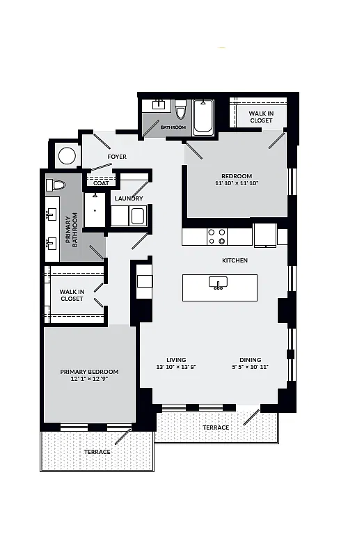 Floor plan The Reagan