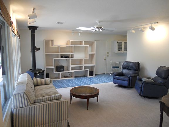 Living Room w Wood Stove