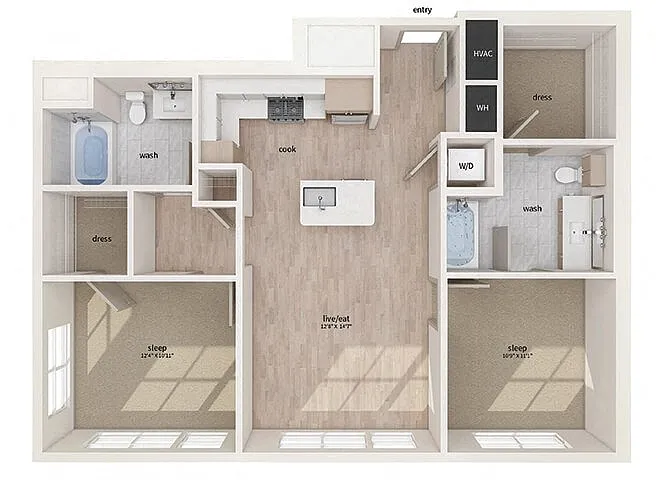 Floor plan B2